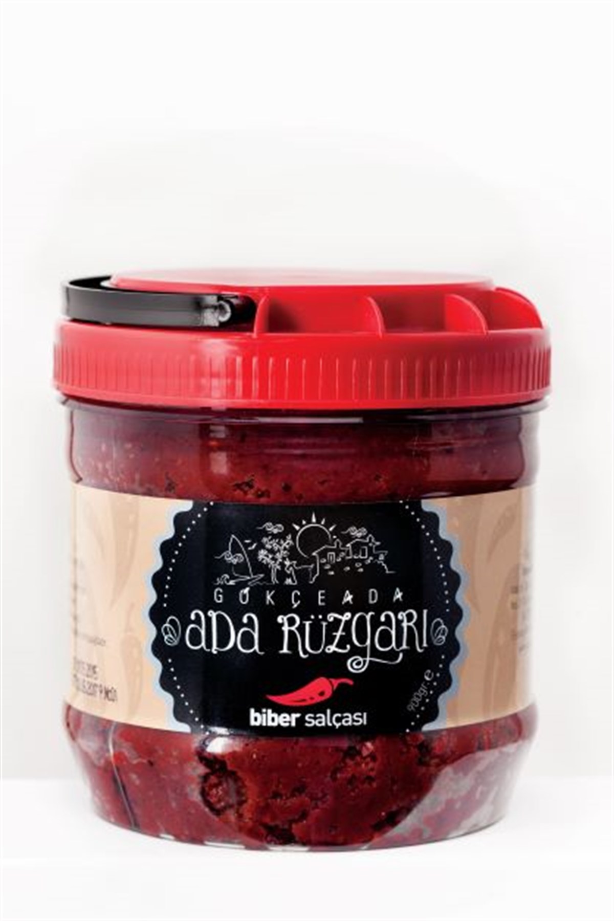 Gökçeada Tatlı Biber Salçası 1300 gr.