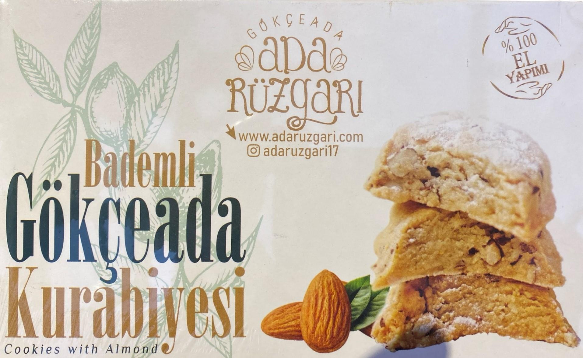 Bademli Gökçeada Kurabiyesi 450 gr. (Paket)