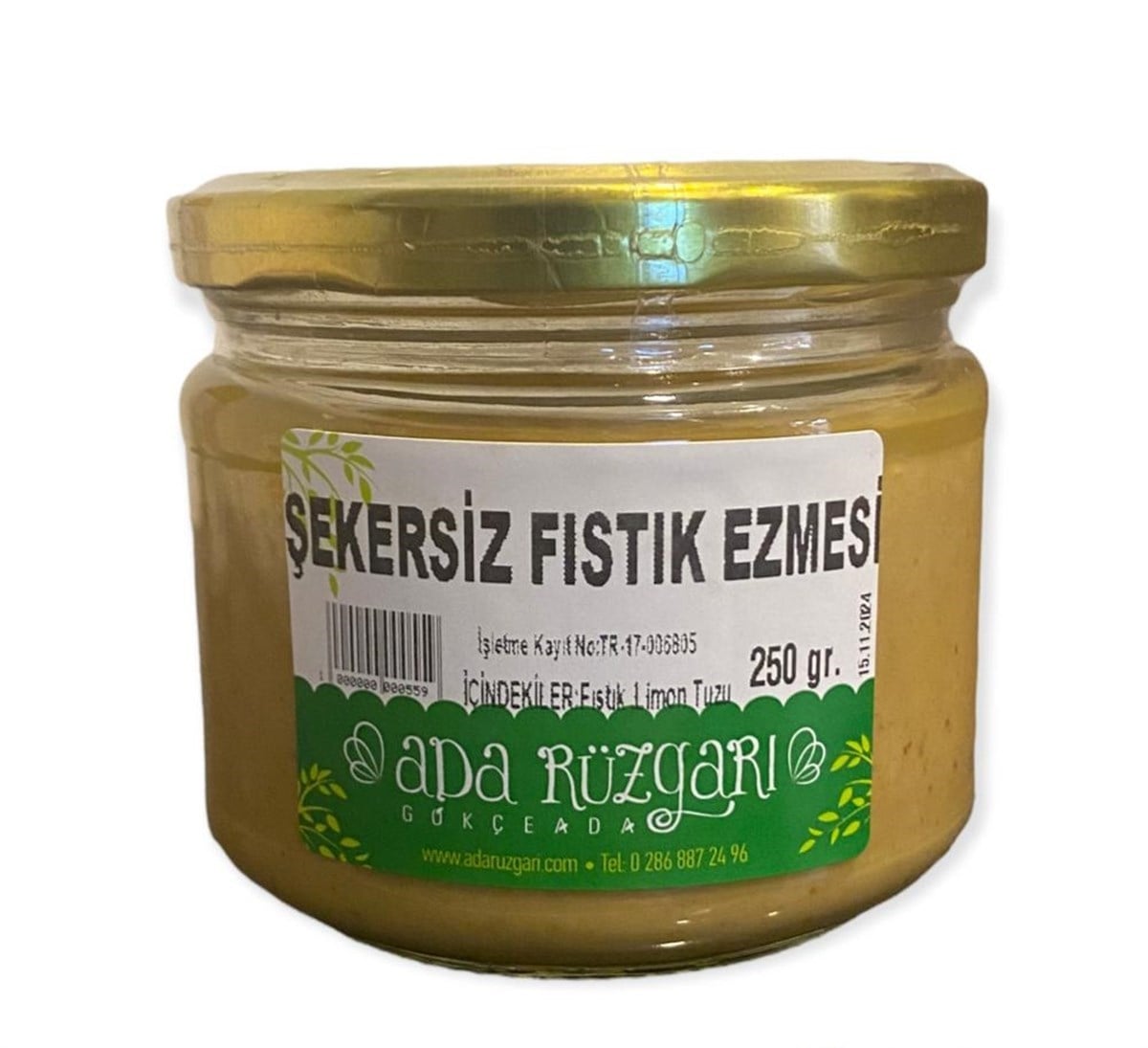 Fıstık Ezmesi (ŞEKERSİZ) 250 gr.