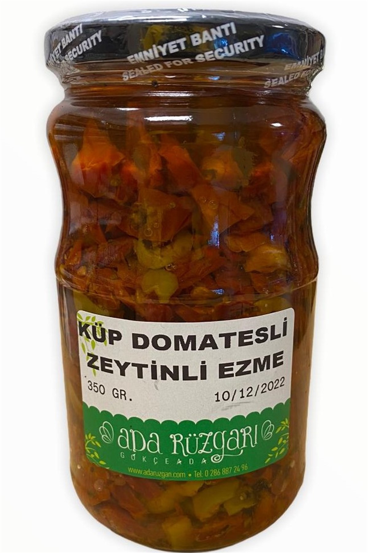 Gökçeada Küp Domatesli Zeytinli Ezme 350 gr.
