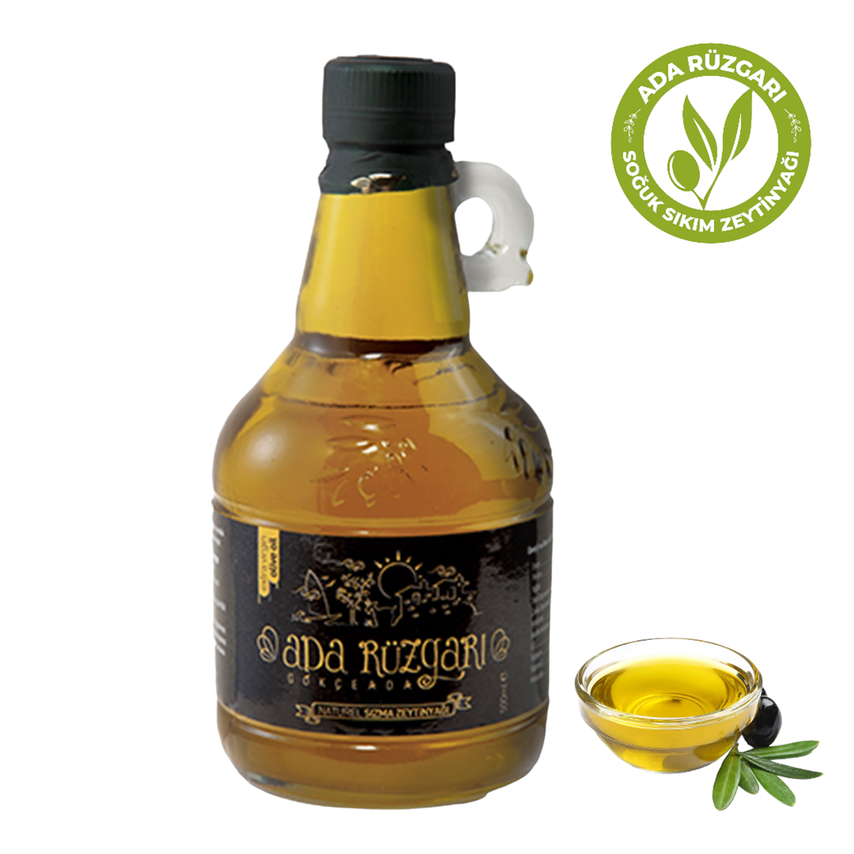 Gökçeada Naturel Sızma Zeytinyağı (Galon) 500 ml.