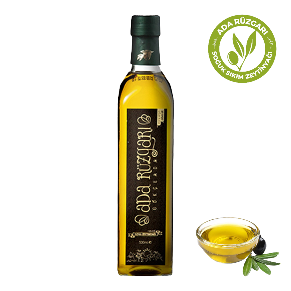 Gökçeada Naturel Sızma Zeytinyağı (Maraska) 500 ml.