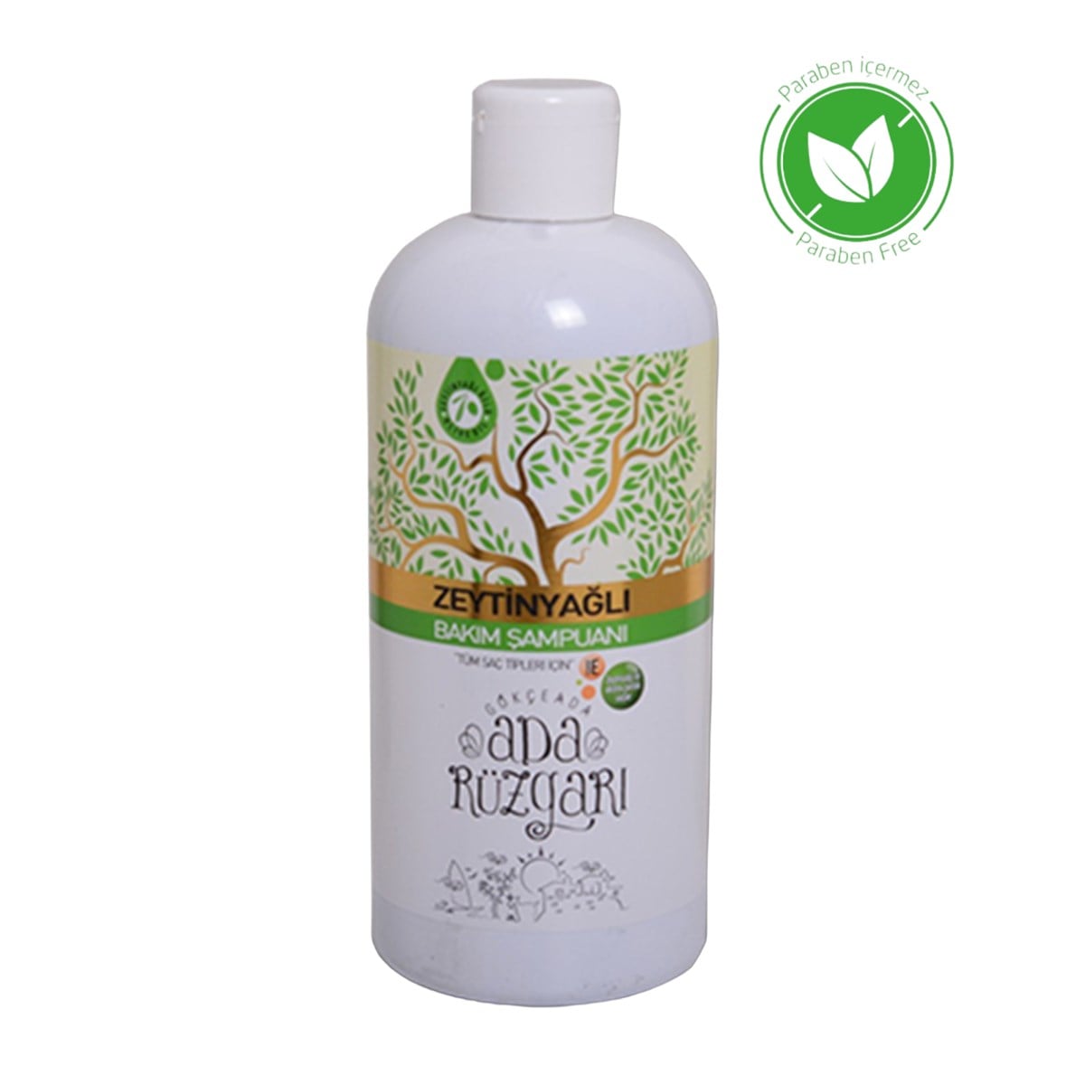 Gökçeada Zeytinyağlı Bakım Şampuanı 400 ml.