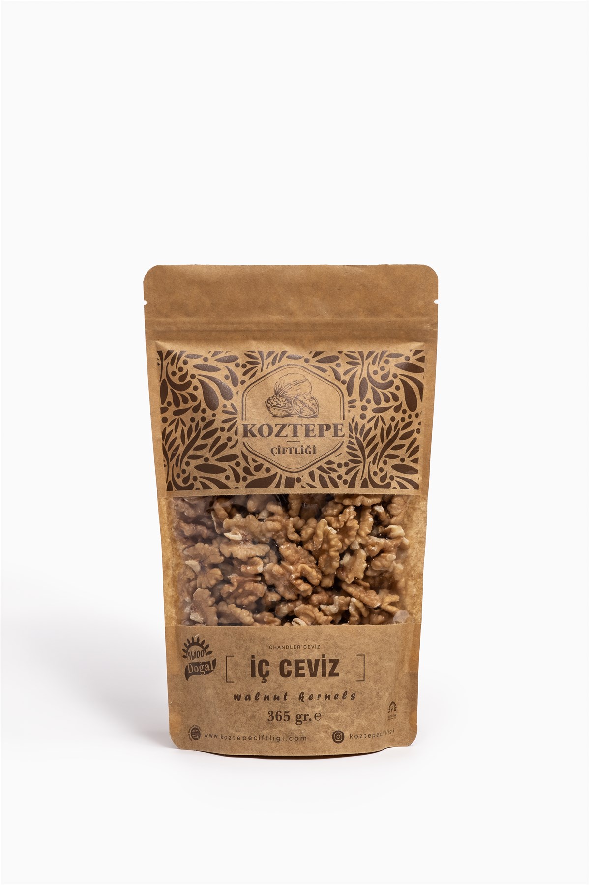 Koztepe Çiftliği İç Ceviz Yarım Kelebek 365 g