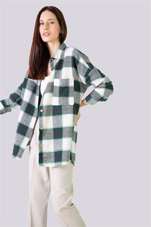 Oduncu gömlek - yeşil