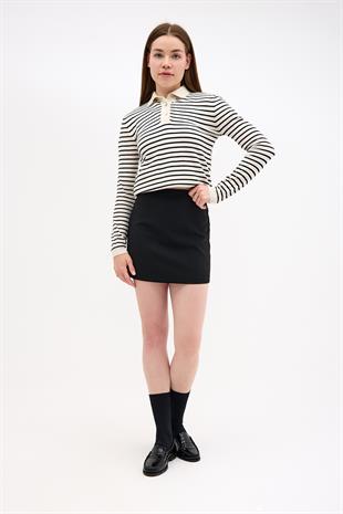 Pamuk Basic Mini Çan Siyah Etek