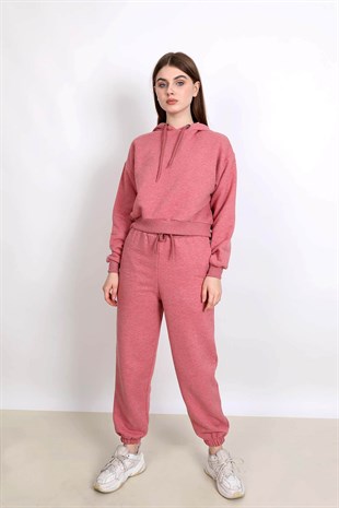 Spor Eşofman Takım - Koyu Pembe