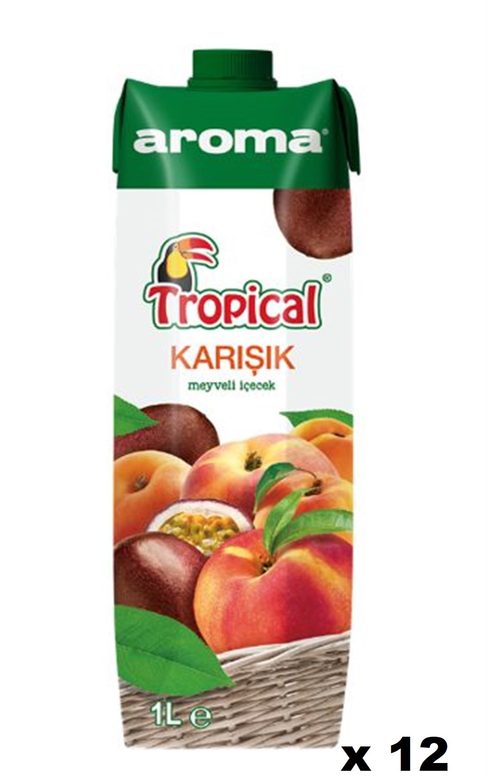 AROMA M.SUYU 1 LT KARIŞIK TROPİCAL KOLİ 12 Lİ