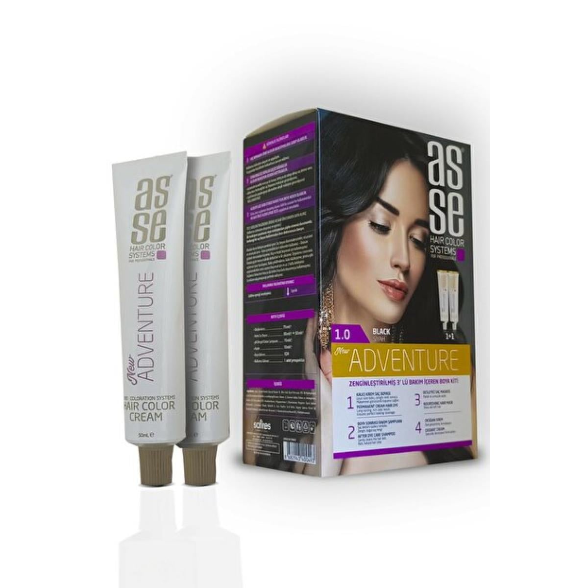 ASSE SAÇ BOYASI 1.0 SİYAH