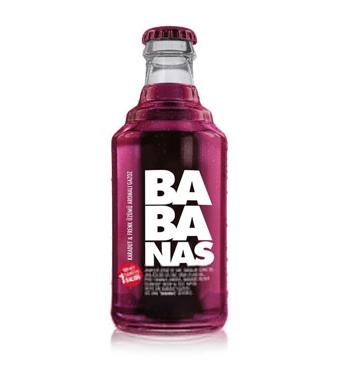 BABANAS KARADUT FRENK ÜZÜM AROMALI GAZOZ 6'LI 250 ML