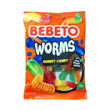 BEBETO JELYY WORMS 80 GR