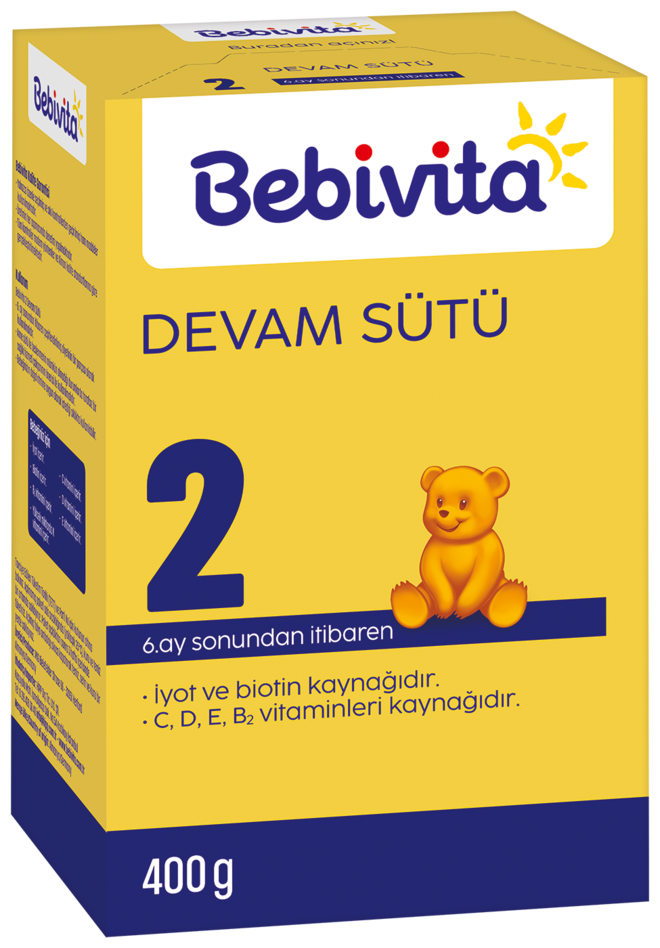 BEBİVİTA 400 GR 2 DEVAM SÜTÜ 