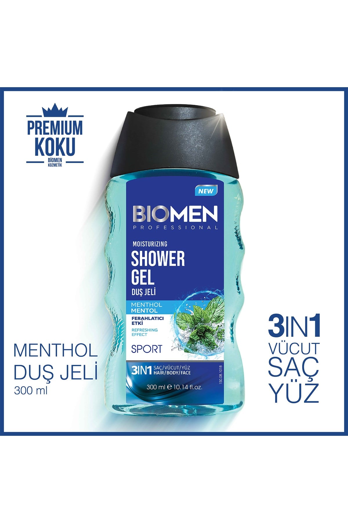 BİOMEN DUŞ JELİ 300ML SPORT 3-1 