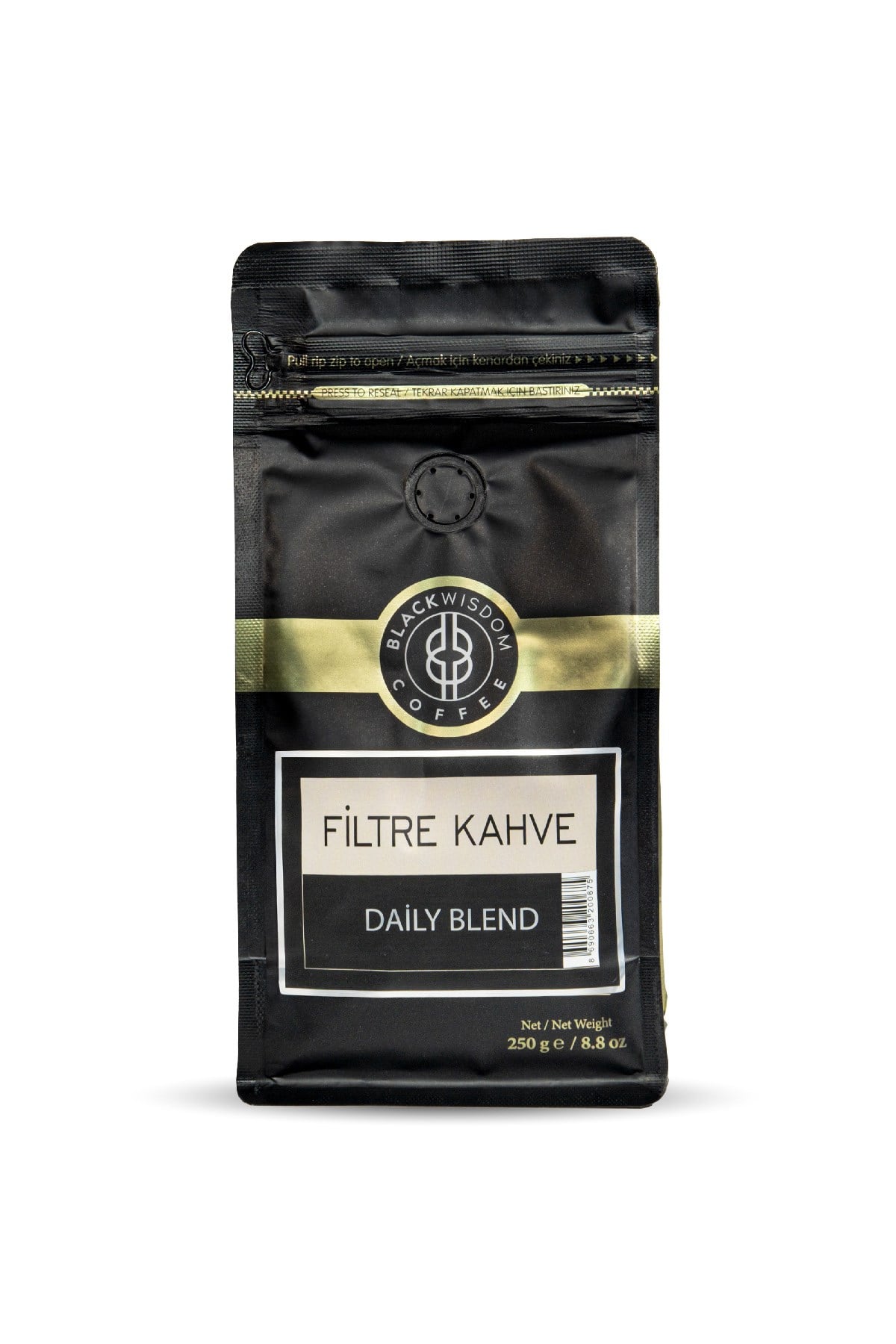 BLACKWISDOM FİLTRE KAHVE 250 GR