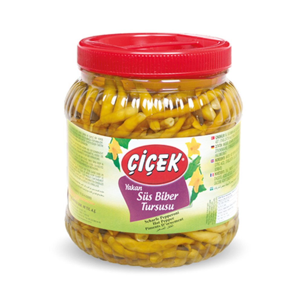 ÇİÇEK YAKAN BİBER TURŞUSU 1350 GR