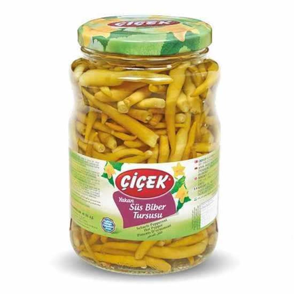 ÇİÇEK YAKAN BİBER TURŞUSU 640 GR