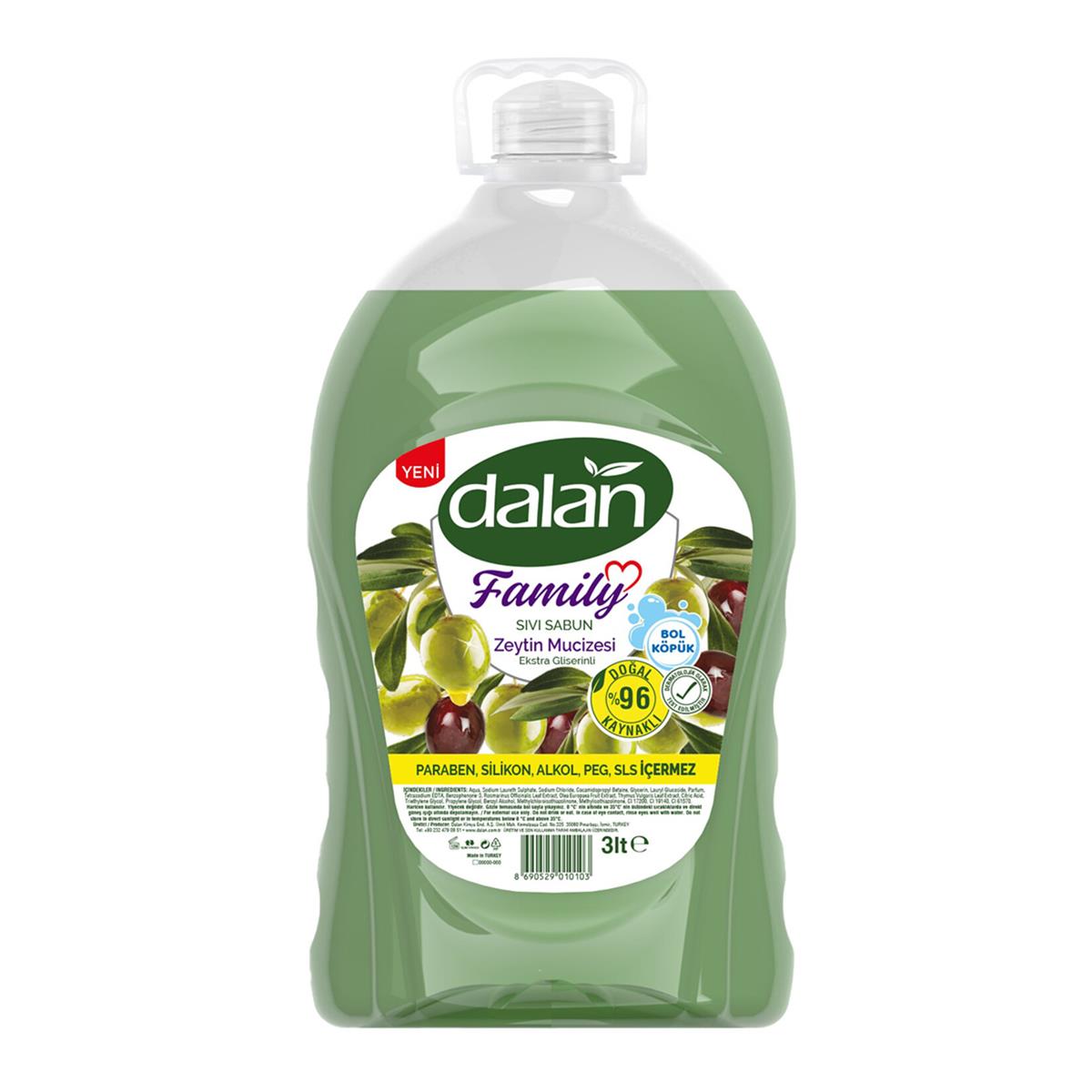 DALAN SIVI SABUN 3 LT Z.YAĞLI 