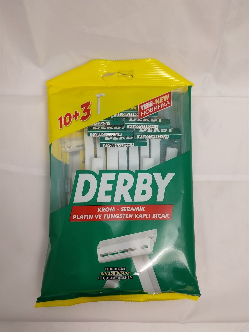 DERBY TEK BIÇAK 10+3