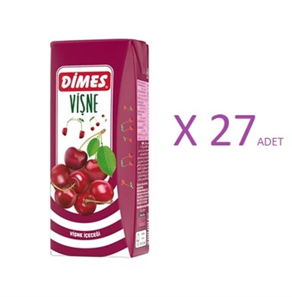 DİMES M.SUYU ACTİVE VİŞNE 200 ML (KOLİ) 27 ADET