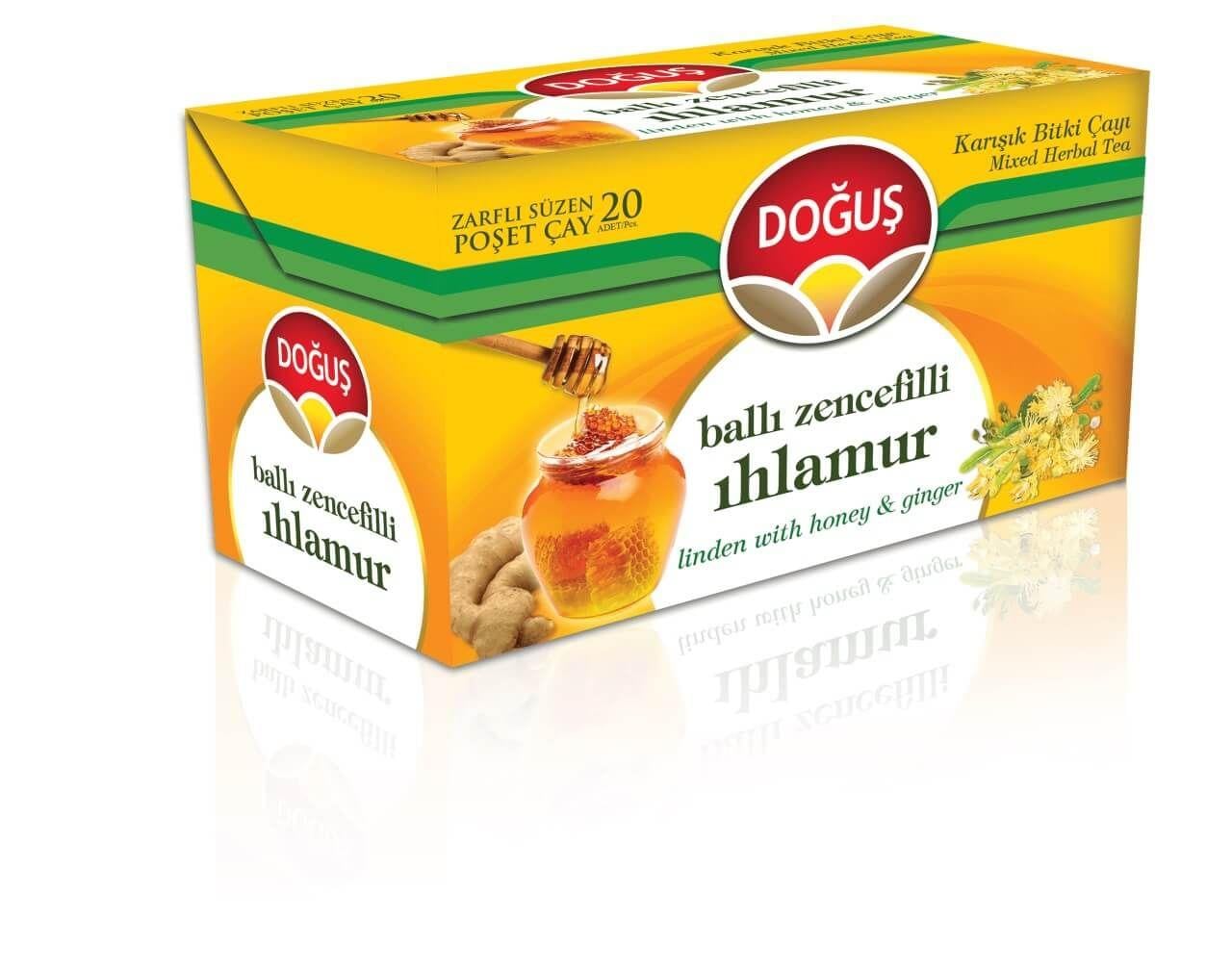 DOĞUŞ BİTKİÇAY BALLI ZENC.IHLAMUR 20*1.6 GR