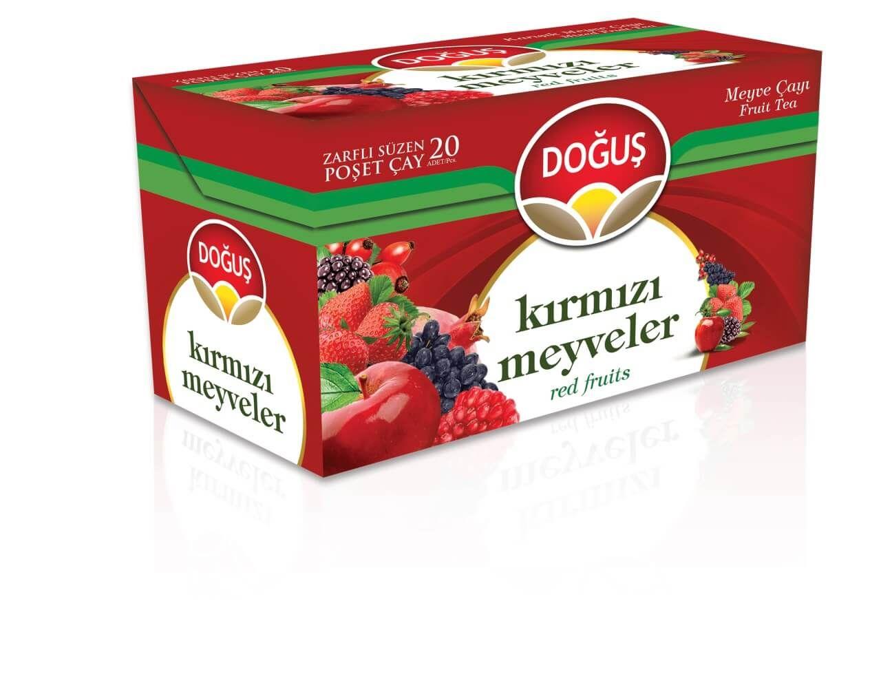 DOĞUŞ MEYVEÇAYI KIRMIZI MEYVELER 20X2 GR 