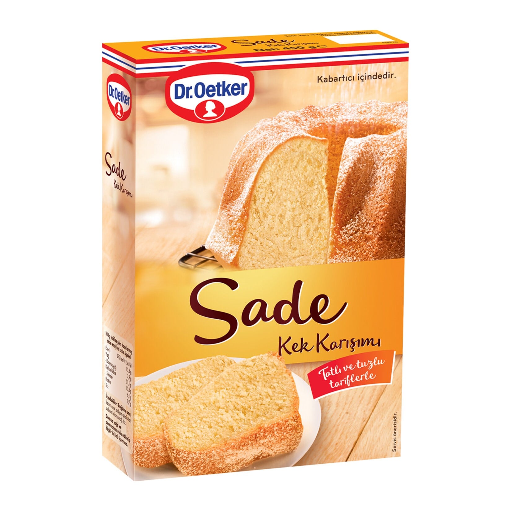 DR OETKER KEK KARIŞIMI SADE 450 GR 