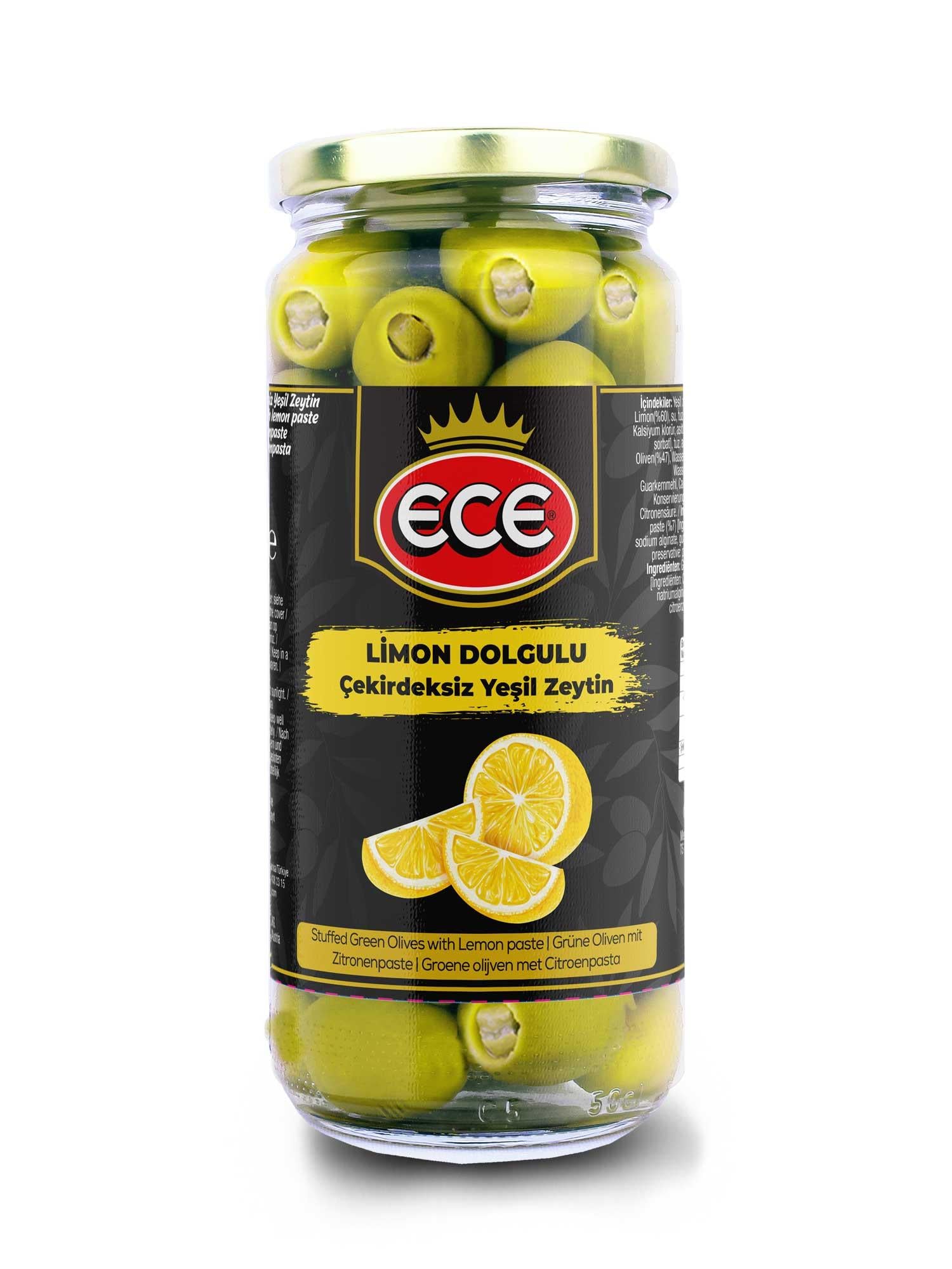 ECE YEŞİL ZEYTİN 260 GR LİMON DOL.