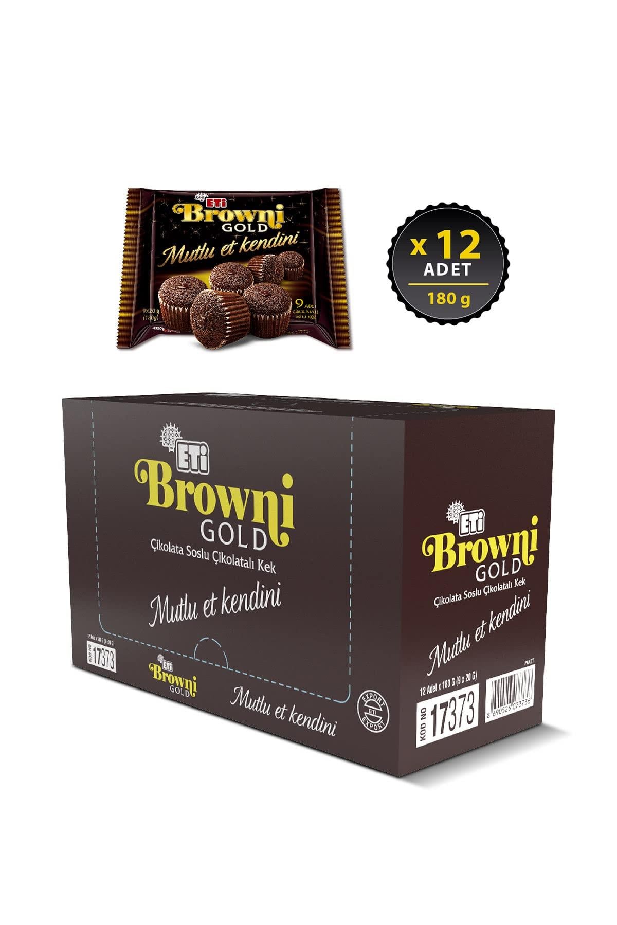 ETİ BROWNİ GOLD KAKAOLU 180 GR