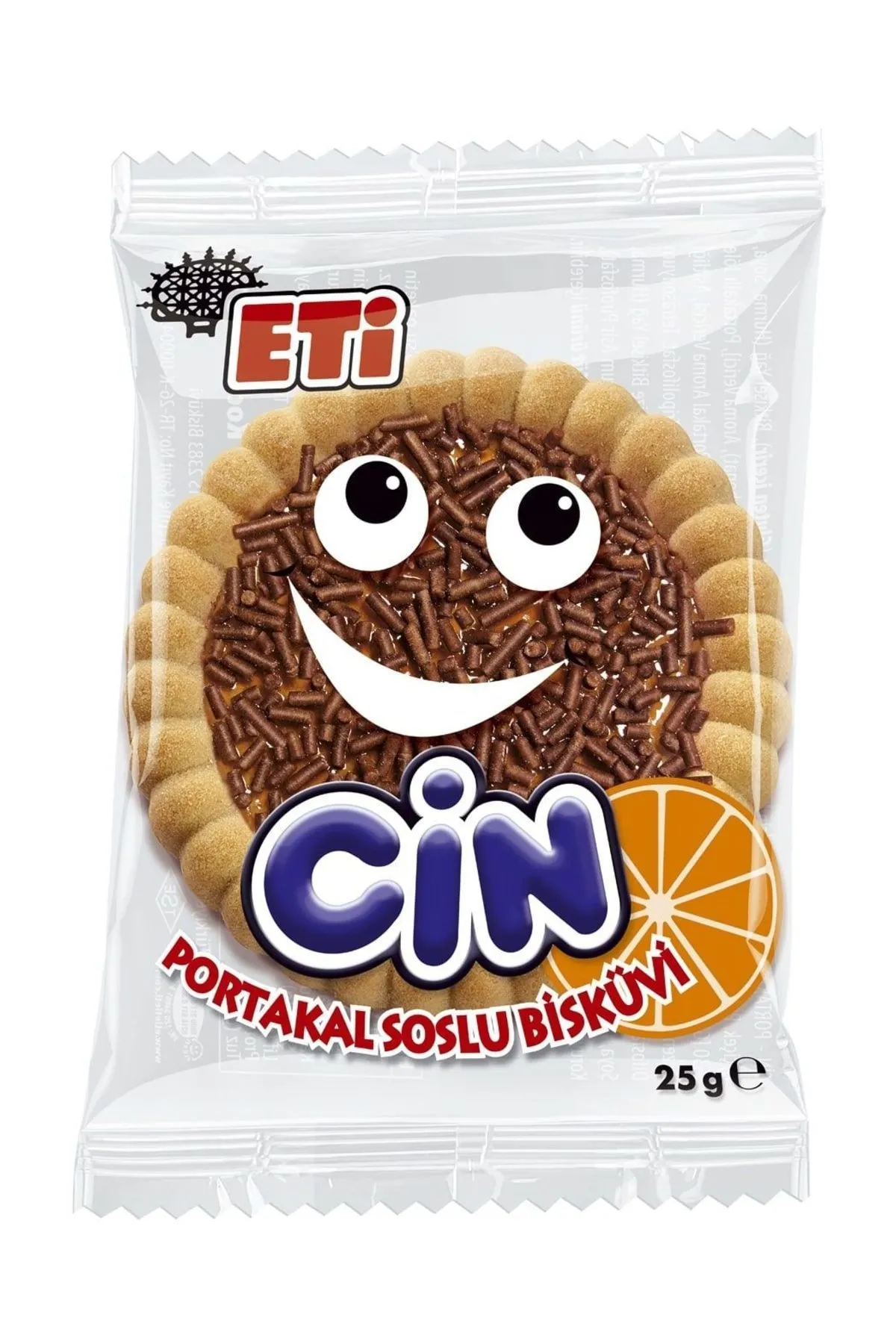 ETİ CİN TEKLİ PORTAKALLI 25 GR