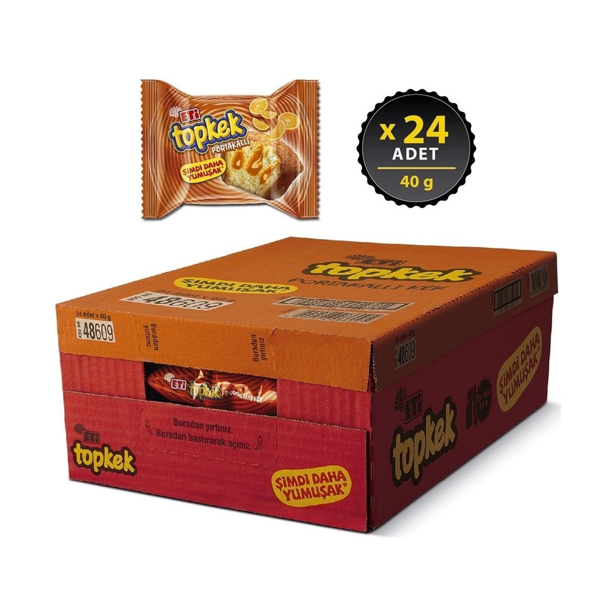 ETİ TOPKEK 40 GR PORTAKAL