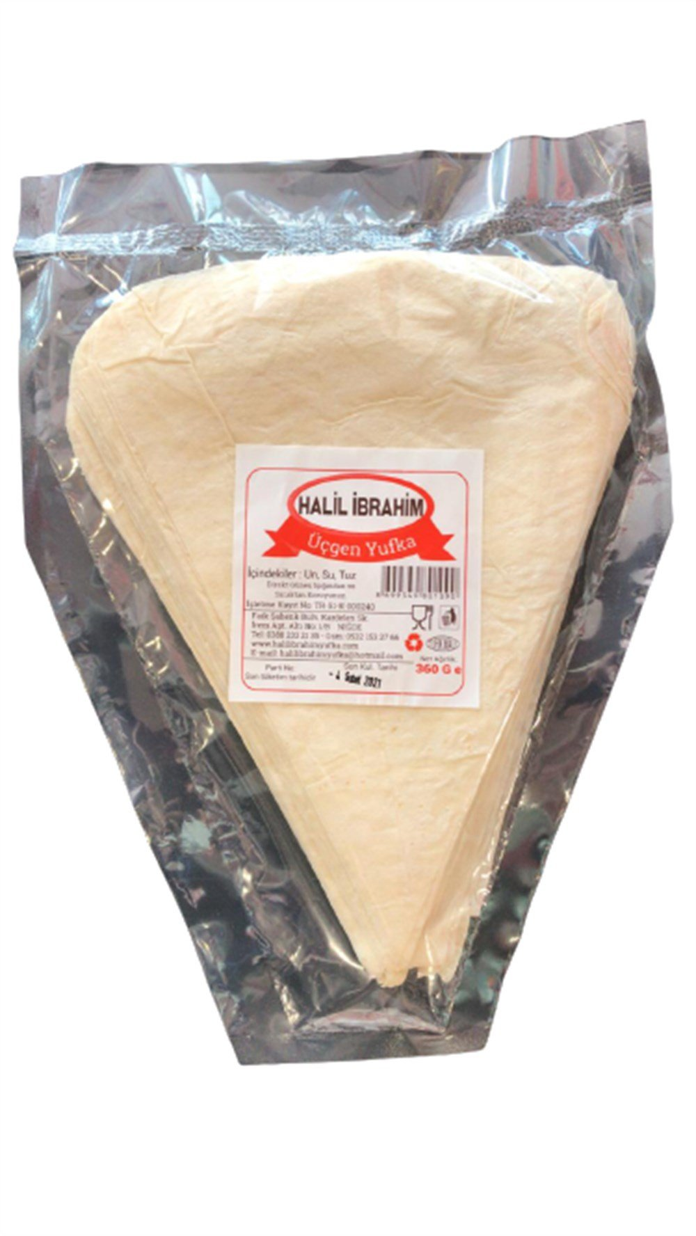 HALİL İBRAHİM ÜÇGEN YUFKA 350 GR