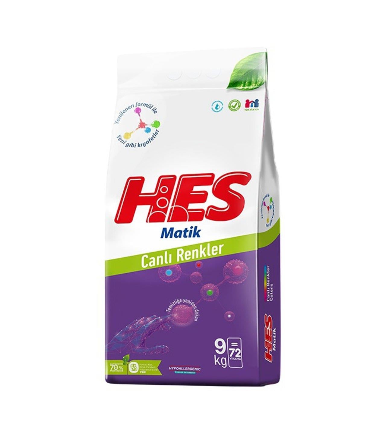 HES MATİK 10KG CANLI RENKLER