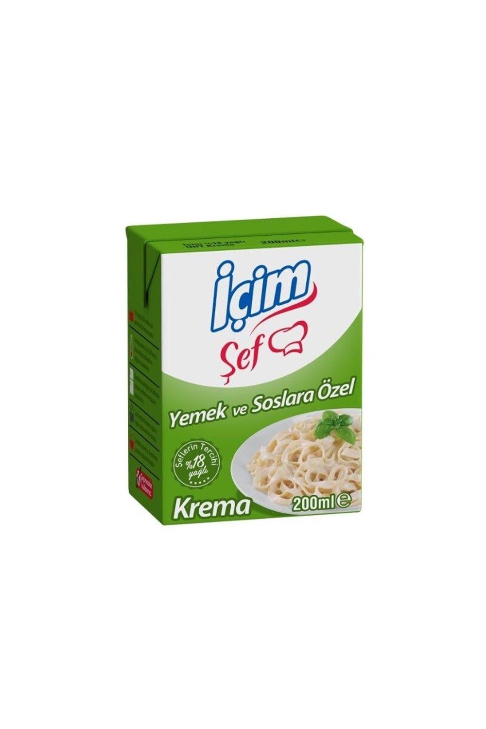 İÇİM SIVI KREMA 200 ML %18 YAĞLI Y.YAĞLI