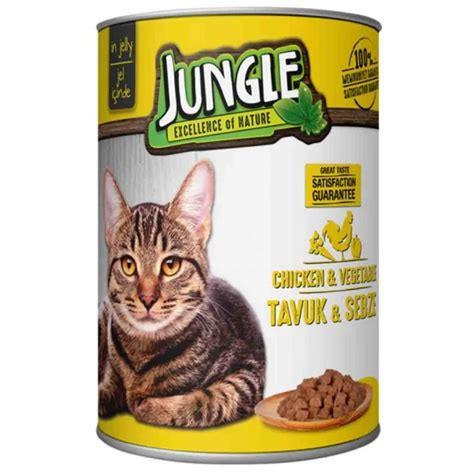 JUNGLE KEDİ KONS. 400 GR TAVUKLU SEBZELİ