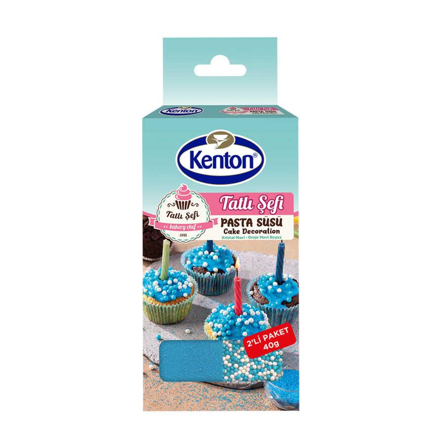 KENTON PASTA SÜSÜ 40GR 2Lİ MAVİ