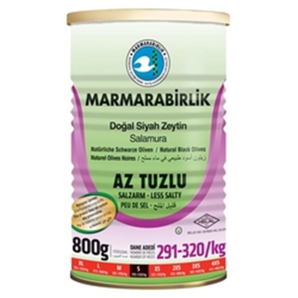 MARMARA BİRL.800 GR TNK AZ TUZLU HUS
