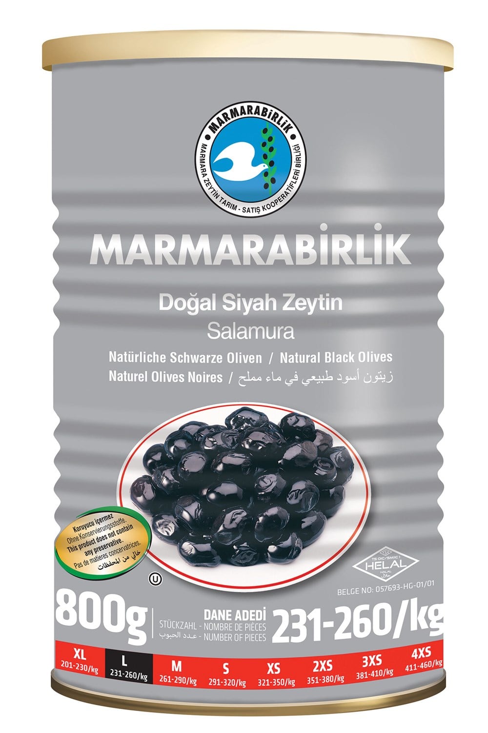 MARMARA BİRL.800 GR TNK HİPER