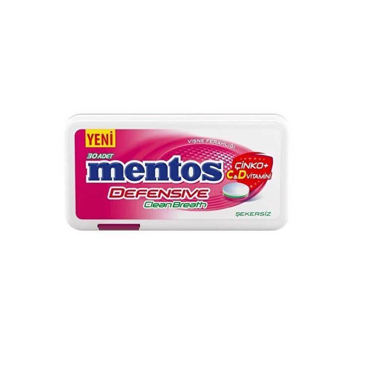 MENTOS DEFENSIVE C VİTAMİN 21GR VİŞNE