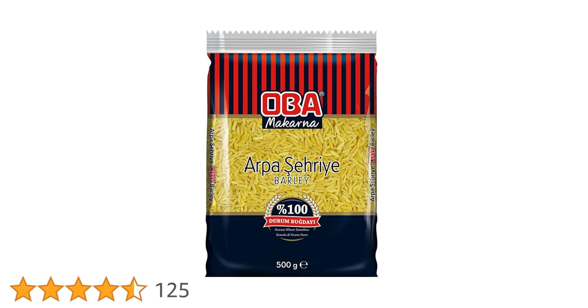 OBA MAKARNA 500 GR ARPA ŞEHRİYE