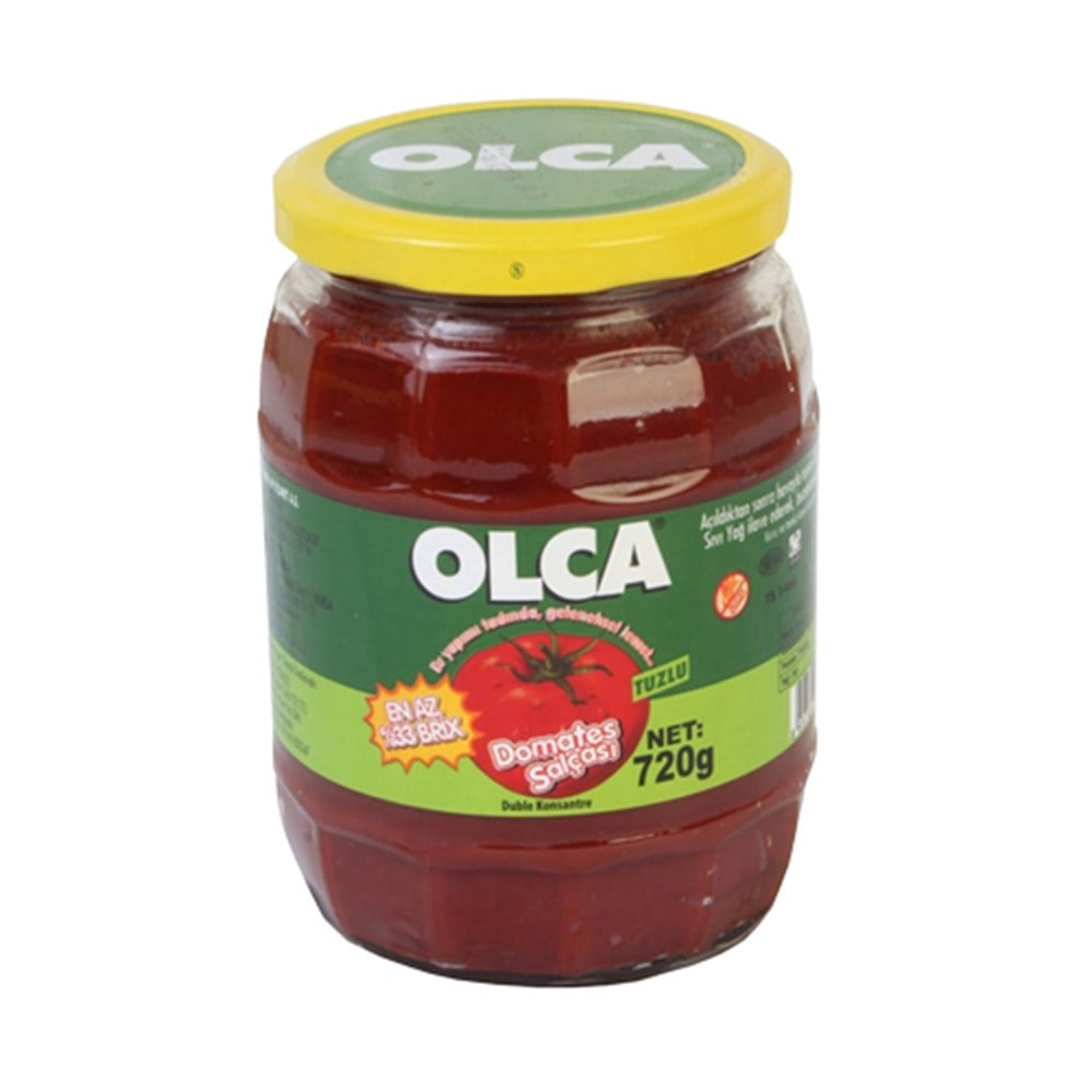 OLCA DOMATES SALÇASI CAM 720 GR      *12