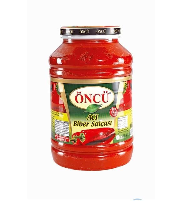 ÖNCÜ BİBER SALÇASI 3200 GR ACI (EV TİPİ) *4