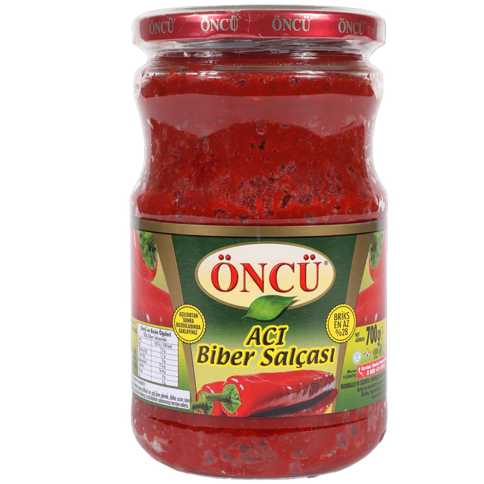 ÖNCÜ BİBER SALÇASI 700 GR ACI-CAM