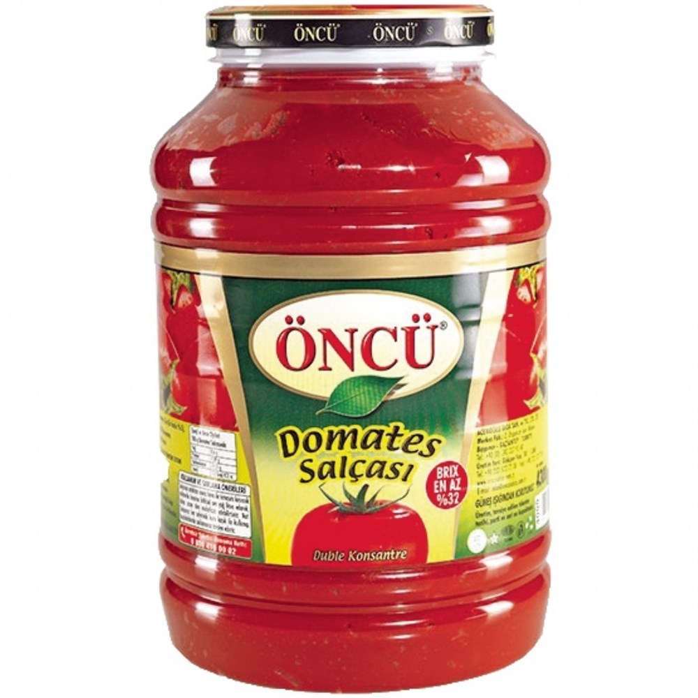 ÖNCÜ DOMATES SALÇASI 4300 GR(EV TİPİ)*4