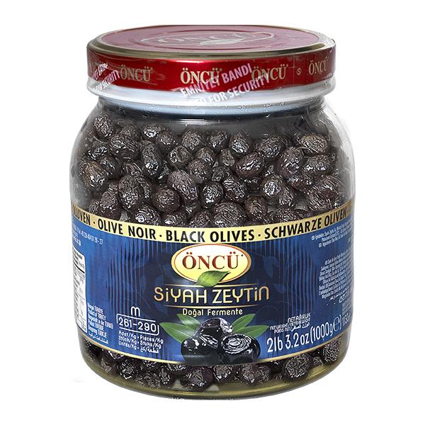 ÖNCÜ SİYAH GEMLİK ZEYTİN 261-290 1 KG PET M