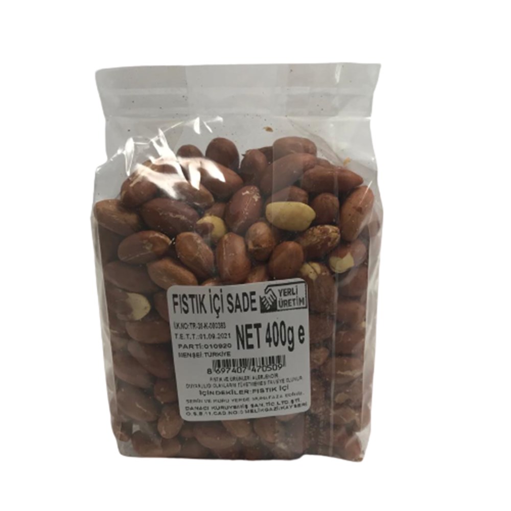 ÖZDANACI FISTIK İÇİ SADE 400 GR
