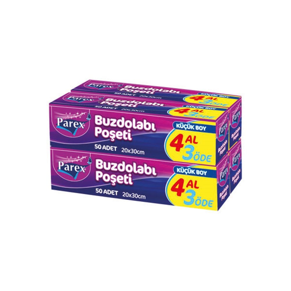 PAREX BUZDOLABI POŞETİ 4AL 3ÖDE KÜÇ.