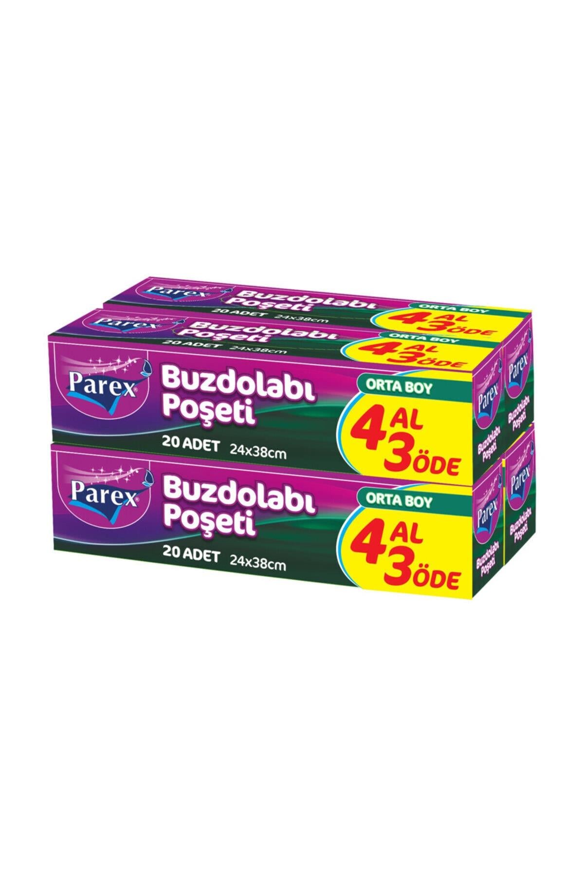 PAREX BUZDOLABI POŞETİ 4AL 3ÖDE ORTA