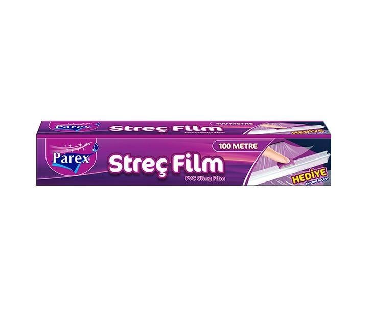 PAREX STREÇ FİLM 100MT KES BIÇAKLI