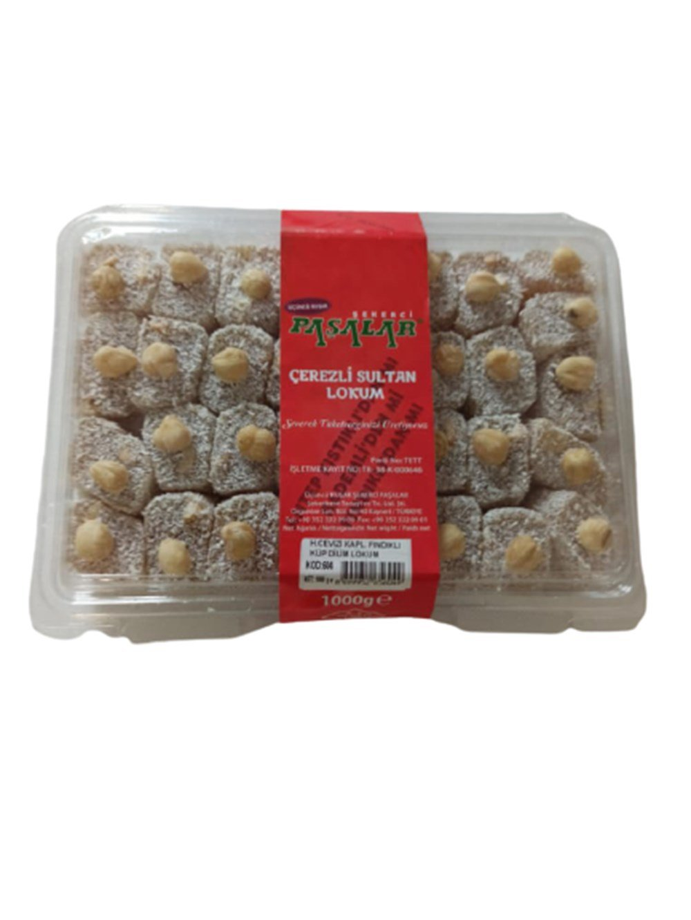 PAŞALAR H.CEVZ.KAPL.FINDIKLI LOKUM 1 KG