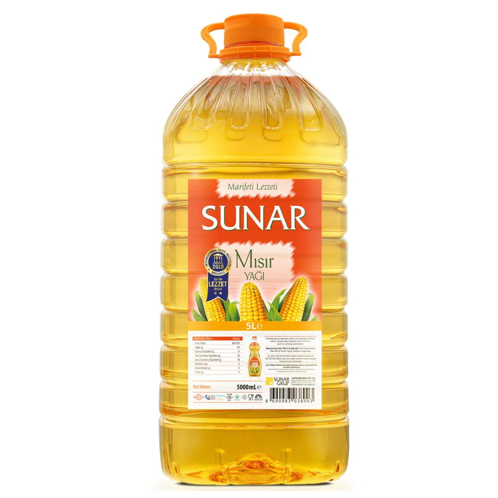 SUNAR MISIRÖZÜ YAĞI 5 LT PET